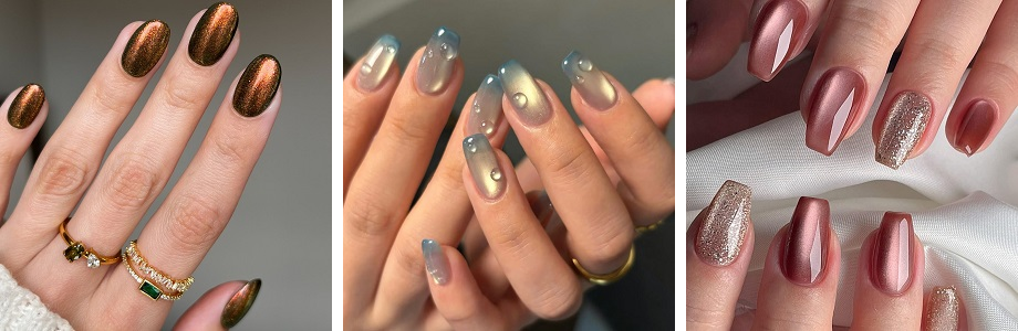 The perfect cat eye manicure